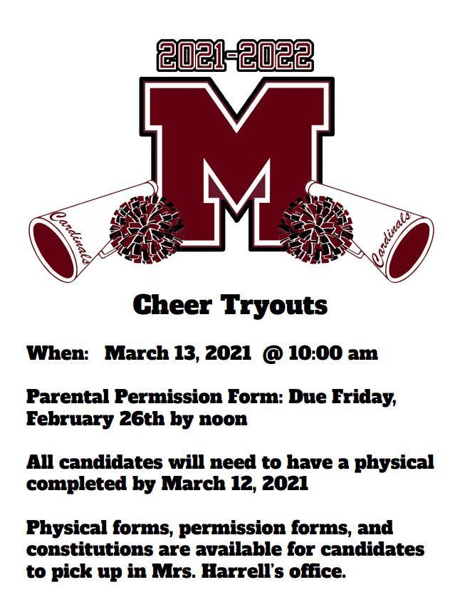 Cheer Tryouts