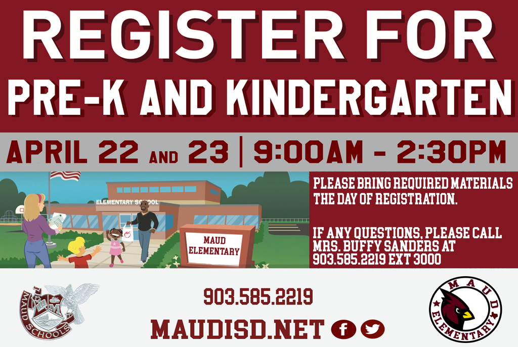Pre-K and Kinder Registration